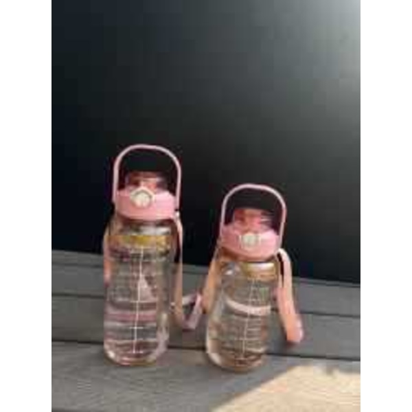 kopp kapacitet plast kopp halm kopp pink 2000ml