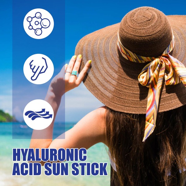 Isntree Hyaluronic Acid Andningsbar Sun Stick Spf50+ Pa++++, 22g 2pcs