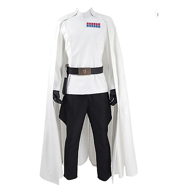 Vuxen Orson Krennic Cosplay Kostym Män Kappor Byxor Full Set Halloween Outfits L