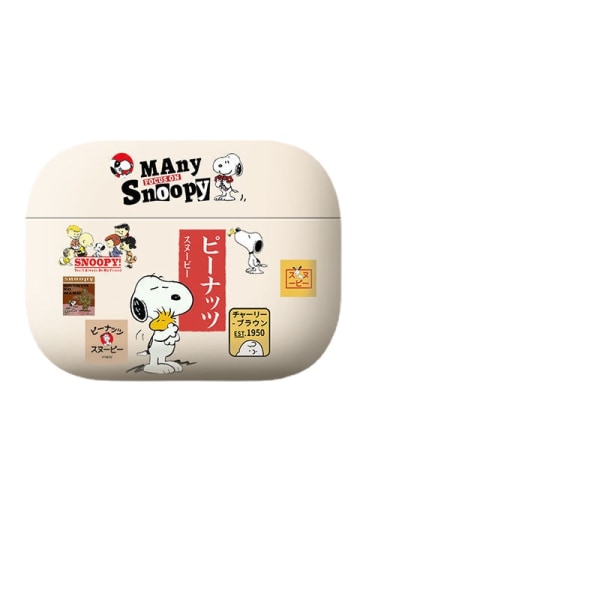 Airpods 3 Silikonhörlursfodral-japansk Snoopy