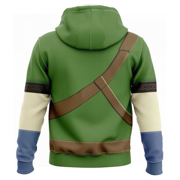 Anime Game The Legend Cosplay Of Zelda Link Cosplay Hoodie Herr Kostym Rollspel Fantasia Sweatshirt Halloween Carnival Kläder Style A M