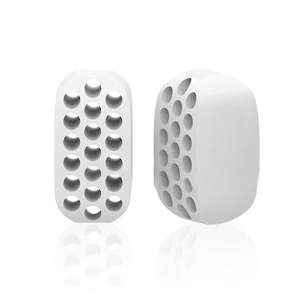 2st Jawline Träningsboll Muskelträning Fitness Hals Ansiktstoning Käktränare White