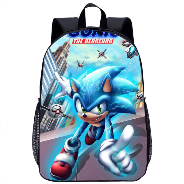 Sonic The Hedgehog tredelad studentryggsäck Style.23