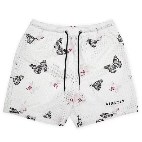 Nya Summe Basic Shorts för män Högkvalitativ modetrend Casual Shorts Basketträning Snabbtorkande Mesh Shorts för män som andas 4 XL