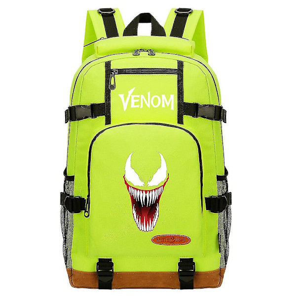 Venom spelmodetryckt ryggsäck för unga studenter