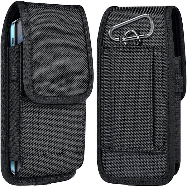 Case Nylon med cover för Samsung Galaxy A02s A12 A32 A42 A51 A52 A71 A72 S20 FE S10+ S9 A01 black none