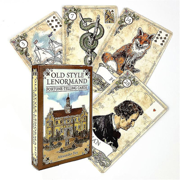 Tarotbrädspelskort Oracle Party Divination Poker Present schackbräde Full engelsk lek med Pdf Guidebok38st Ts160 null none