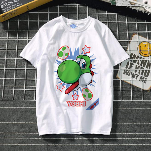 Mario anime perifer T-shirt för män och kvinnor T-shirts 15# 15# M