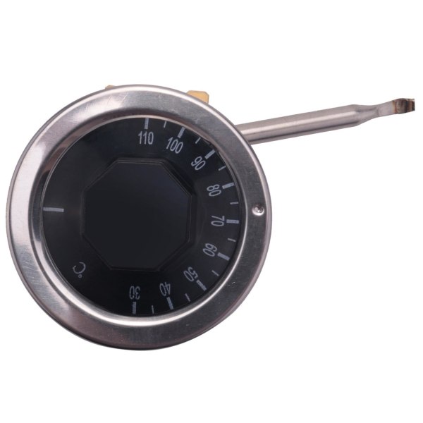 Ac 250v 16a 30-110c Temperaturkontroll Kapillärtermostat för elektrisk ugn Black none