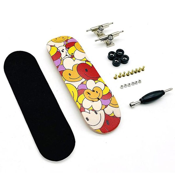 32mm Gripbräda Lastbilar Legering Stativ Gripbräda Skateboard Mini Fingerbrädor Skate Truck Finger Wheel Skateboardleksaker för pojkar 9 none