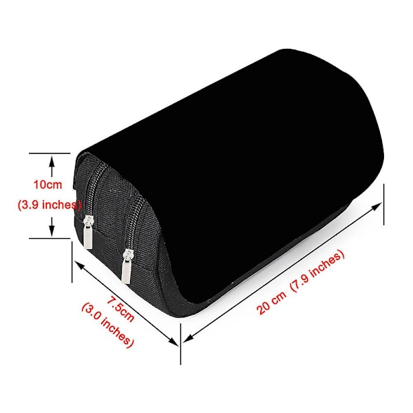 Naruto case Stor kapacitet case Student pennfodral dubbla lager brevpapper Organizer för barn Presenter C