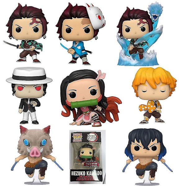 Funko Demon Slayer Figur Modell Docka Present Action Figur-hash