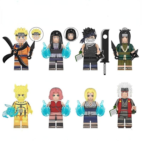 Barnleksak Naruto minifigur Julklapp födelsedagspresent