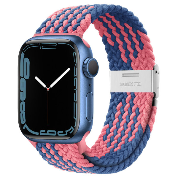 Lämplig för Apple Watch Band 7-6se  38/40/41mm-16# Z- blå-rosa