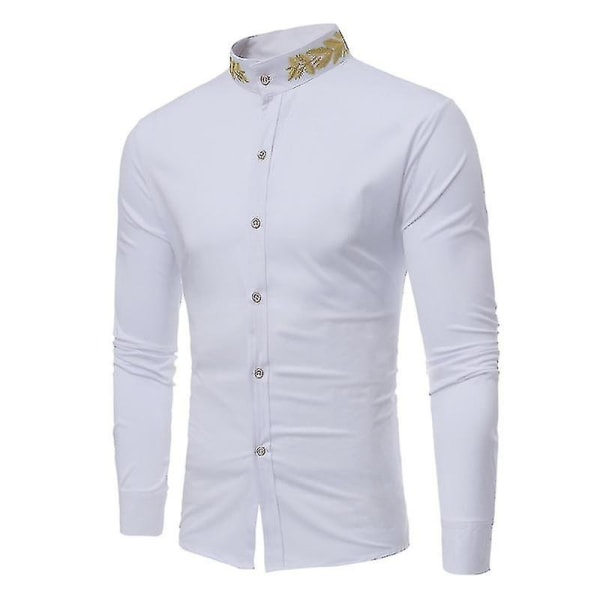 Höstvinter långärmad skjorta White XL