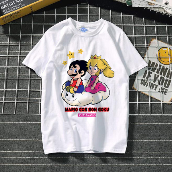Mario anime perifer T-shirt för män och kvinnor T-shirts 6# 6# XS