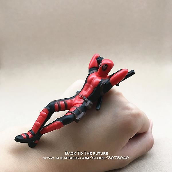 Disney Marvel X-men Deadpool 2 Actionfigur Sittställning Modell Anime Minidocka Dekoration Pvc Collection Figur Leksaker Modell C Deadpool 2-4