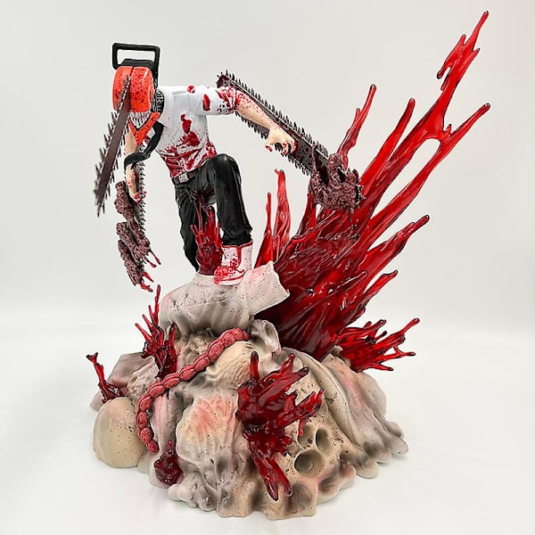 29cm Chainsaw Man Denji Animefigur Denji/Power Actionfigur 1560 Chainsaw Man Denji Figur  vuxen samlarmodell docka leksak C 19cm With Retail Box