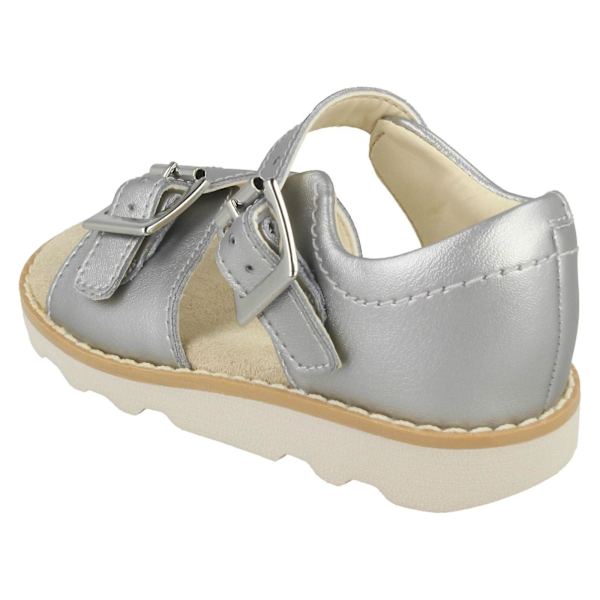Flickor Clarks Casual Sommarsandaler Crown Bloom T F UK 4.5 Infant