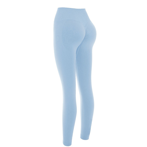 Yoga Tights Hip Lift Hög midja Yoga F19 Sky Blue L