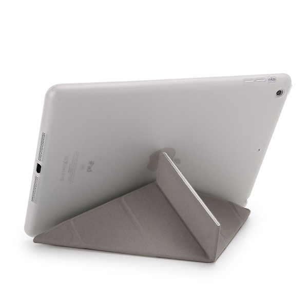För Ipad 9.7 (2018) / 9.7 (2017) Origami Smart Pu Leather + Tpu Tablet Case White