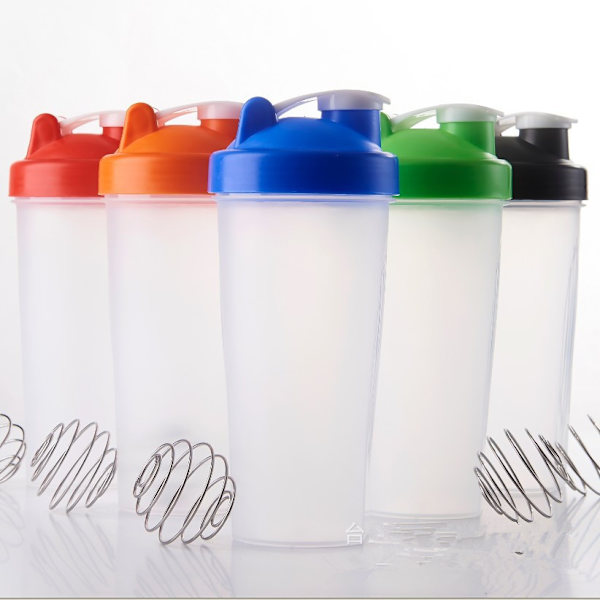 600ml proteinpulver kopp shaker cup sport fitness cup blue
