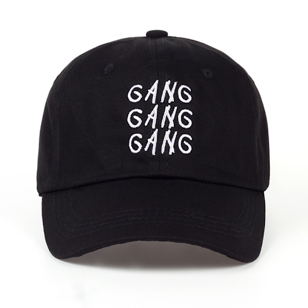 Broderad baseballkeps Böjd hatt för damer Visir Daddy Hat