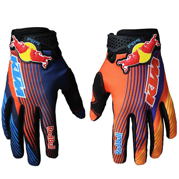 Red Bull Racing Full Finger Moto Bike Mountain Cross Country L