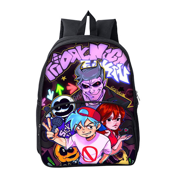 Ghost Slayer Ryggsäck Anime Student Skolväska Ryggsäck Usb
