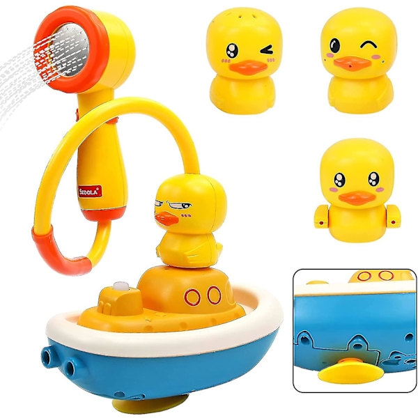 Baby Leksaker Baby Leksaker Gul Anka Baby Sprinkler Badleksaker Badkar Dusch Pool Presenter till pojkar och flickor Barnens favoriter null none