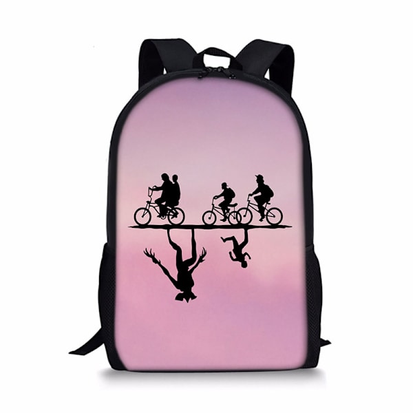 Strange och Strange Language Student Dubbel Ryggsäck stil 13 style 13 17 inch backpack