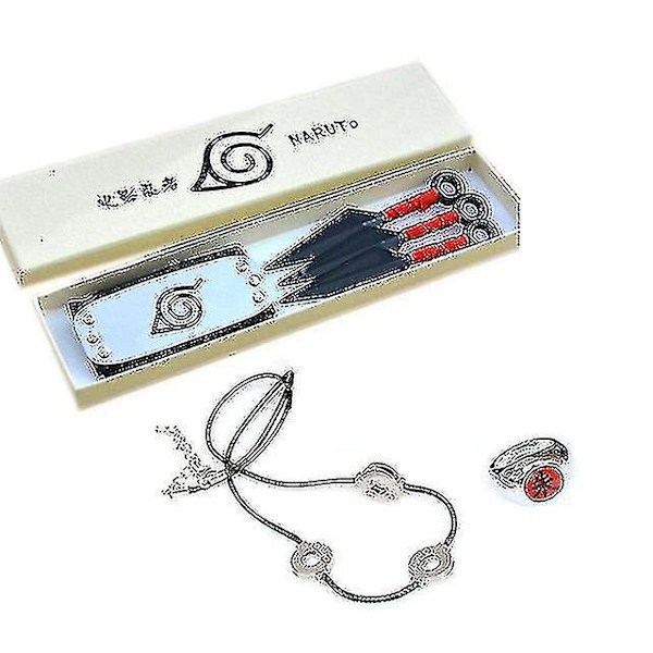 Kakashi Cosplay Kostym Uzumaki Kläder Shippuden Second Uniform Och Pannband Kunai Vuxen Halloween plagg Jul E One size
