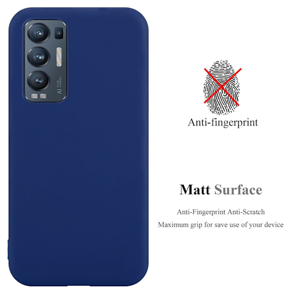 Oppo FIND X3 NEO Hülle Handy Cover TPU- case - matta färger CANDY DARK BLUE FIND X3 NEO