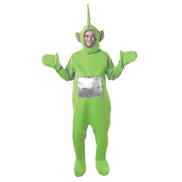 4 färger Teletubbies roll Vuxen rolig kostym W green 180