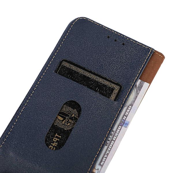 Rfid-blockerande phone case för Asus Zenfone 10 5g/zenfone 9 5g, Cover i äkta koläder Blue