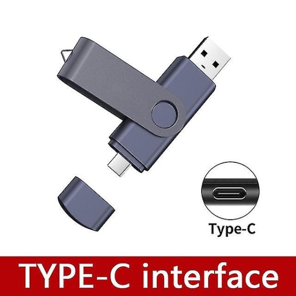 USB-flashenhet 3.0 USB-enhet flytande enhet 128GB Otg Type-c 3.0 Stick Pennenhet 128GB Klicka på USB-flashenhet 128GB White typec 128GB