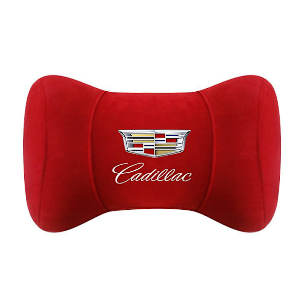 Lämplig för Cadillac memory foam nackstödskudde nackstöd Red