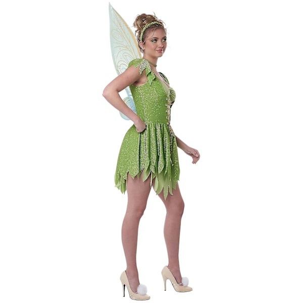 Klassisk Tinkerbell Tinker Bell Fairytale Book Week Vuxen Damkostym Hög kvalitet X-Small (4-6)
