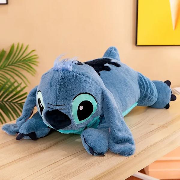 Valp Stitch Doll Blå Stitch Plysch Lång Kudde Leksaker Flicka Sovande Ben Clamping Plyshies Doll Barns Födelsedagskudde Present Puppy Stitch 60 cm