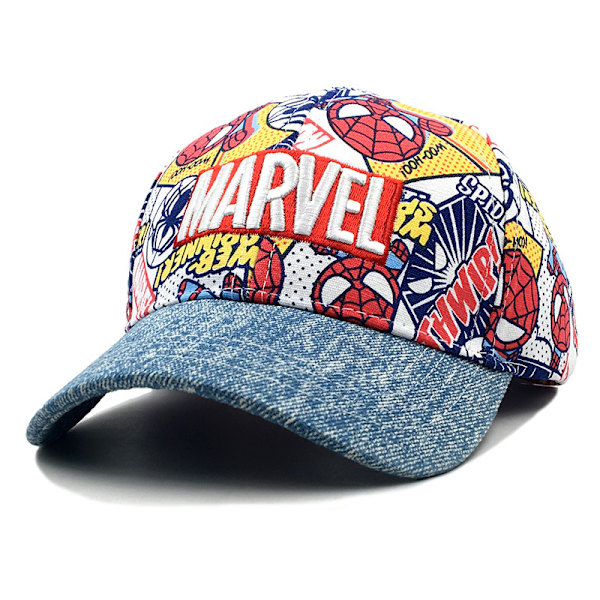 Spiderman runt basebollkeps spetsig hatt hip style 2