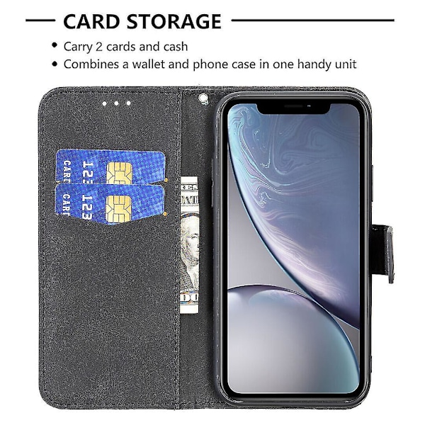 Kompatibel med Iphone Xr Black Butterfly case null none
