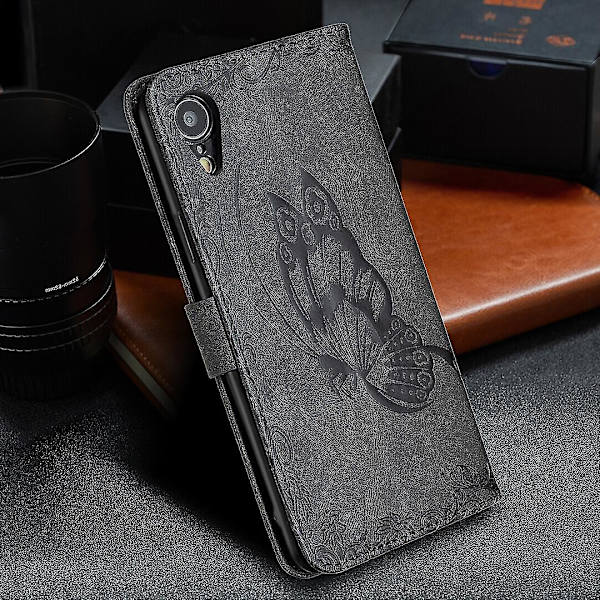 Kompatibel med Iphone Xr Black Butterfly case null none