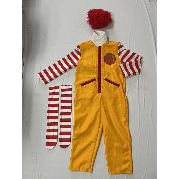 Mcdonald's Cosplay Kostym Halloween Carnival Vuxen xl