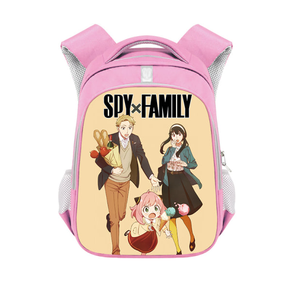 2022 Spy X Family Anime Skolväska Rosa Flicka Ryggsäck 04