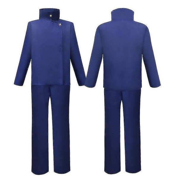 Anime Jujutsu Kaisen Cosplay Kostymer Itadori Yuji Gojo Satoru Kugisaki Nobara Zenin Maki Unicompatible Withm Suit Megumi Blue L