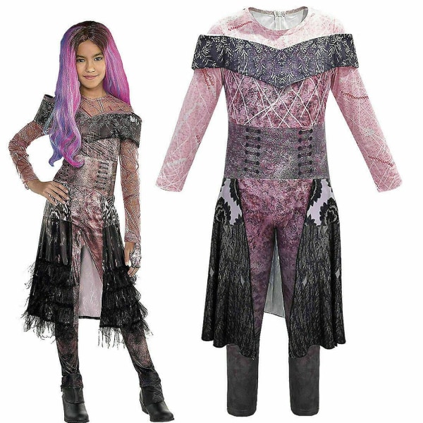 Descendants 3 Mal Costume Girls Pattern 3 150cm