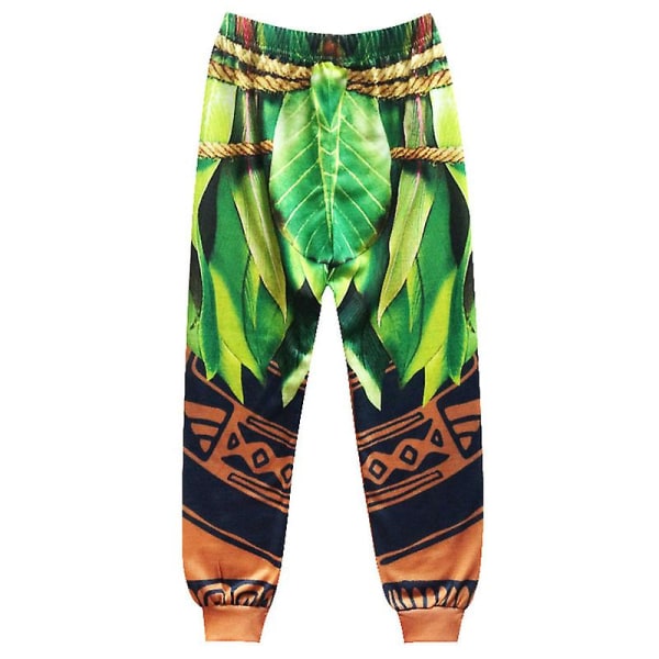 Moana Maui Kostym Pyjamas Set Barn Pojkar Nattklänning Sovkläder Outfit 8-9 Years