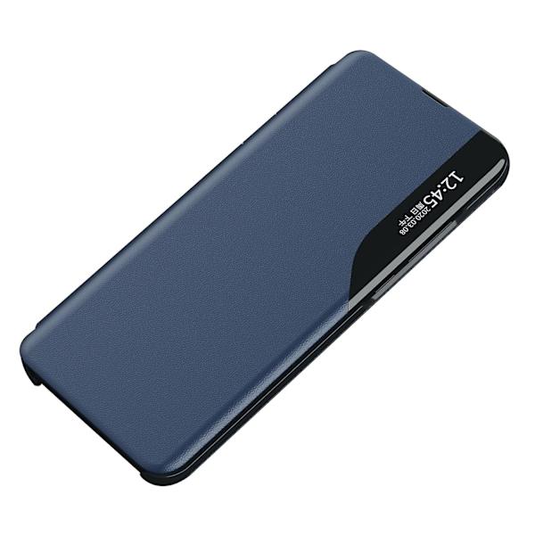 For Honor 90 Lite 5g/x50i 5g View Window Phone case Pu Läder Stötsäkert Stand Cover Sapphire