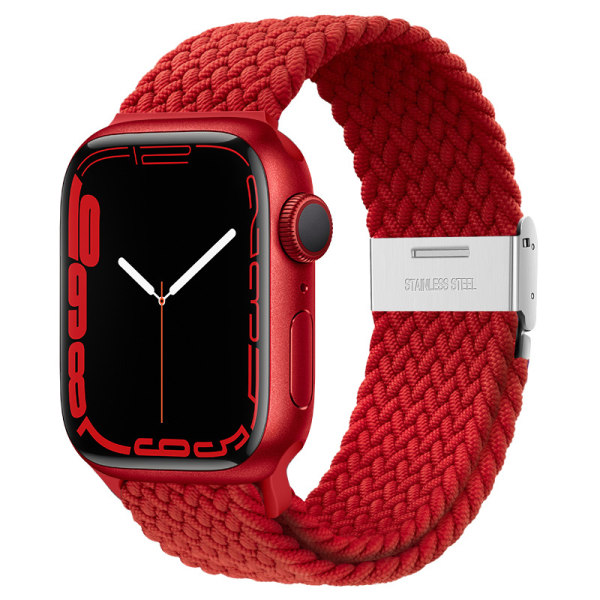 Lämplig för Apple Watch Band 7-6se storlek 38/40/41mm-04# Röd