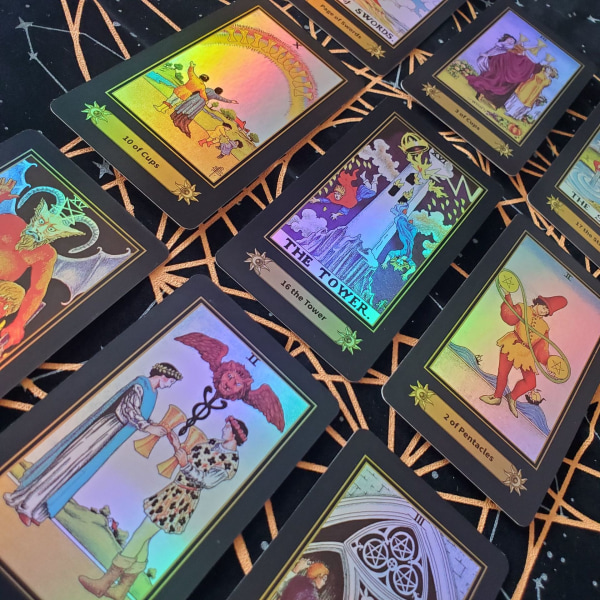 12×7 Tower of flashcards Tarotkort Divination Cards